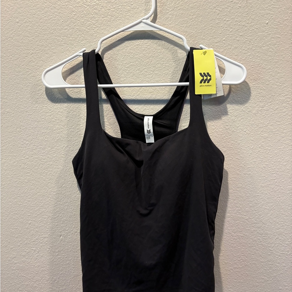 All in Motion Black Tank Top